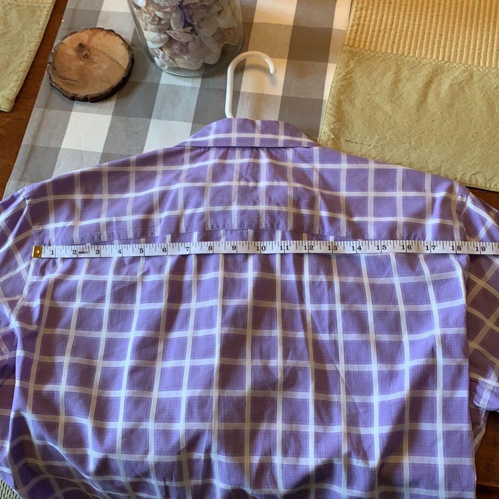 Designer Bugatchi Uomo Shaped Fit Flip Cuff Purple - Picture 11 of 14